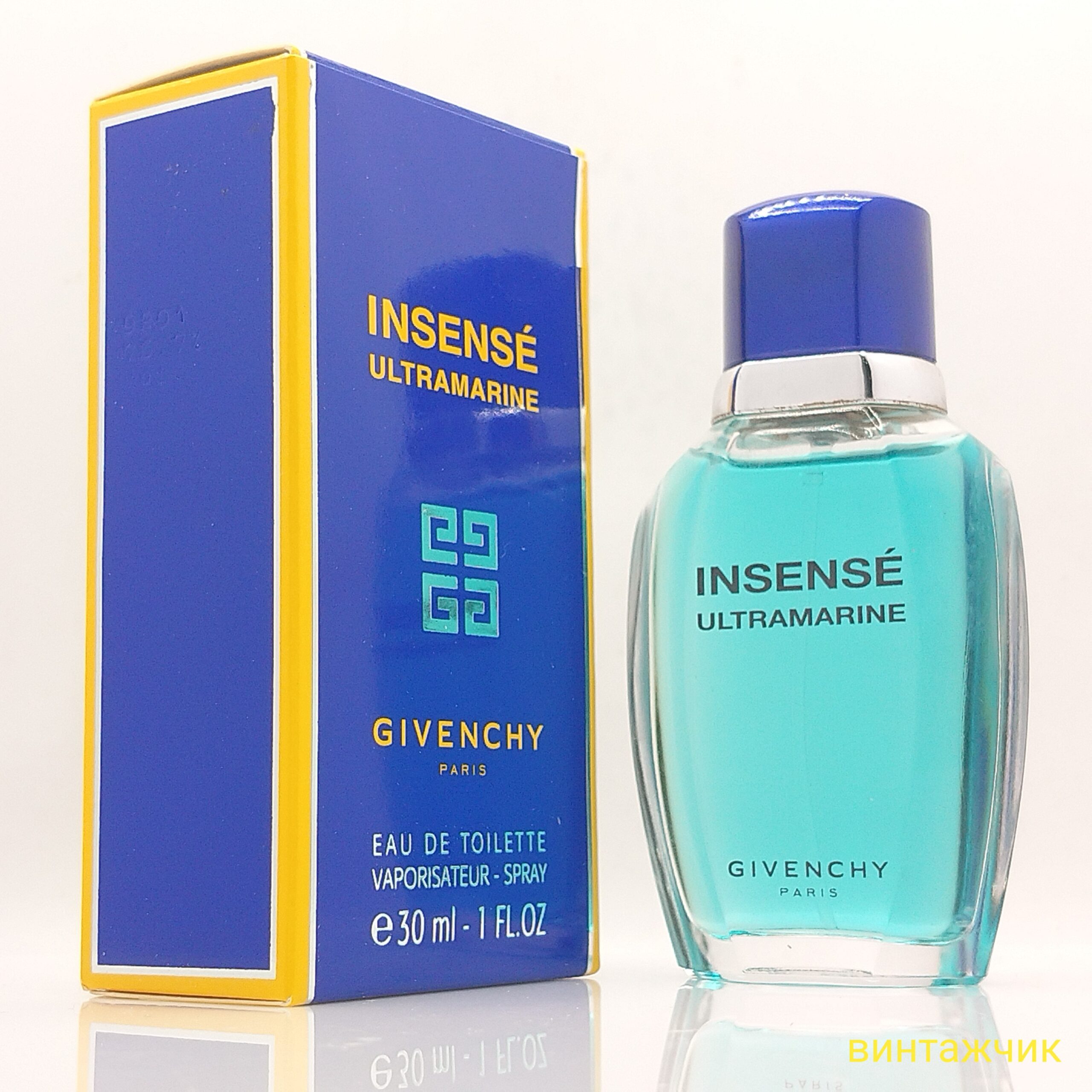 Insense  Ultramarine  Givenchy  EDT  Туалетная вода  Спрей  30 мл  Франция  2000-е