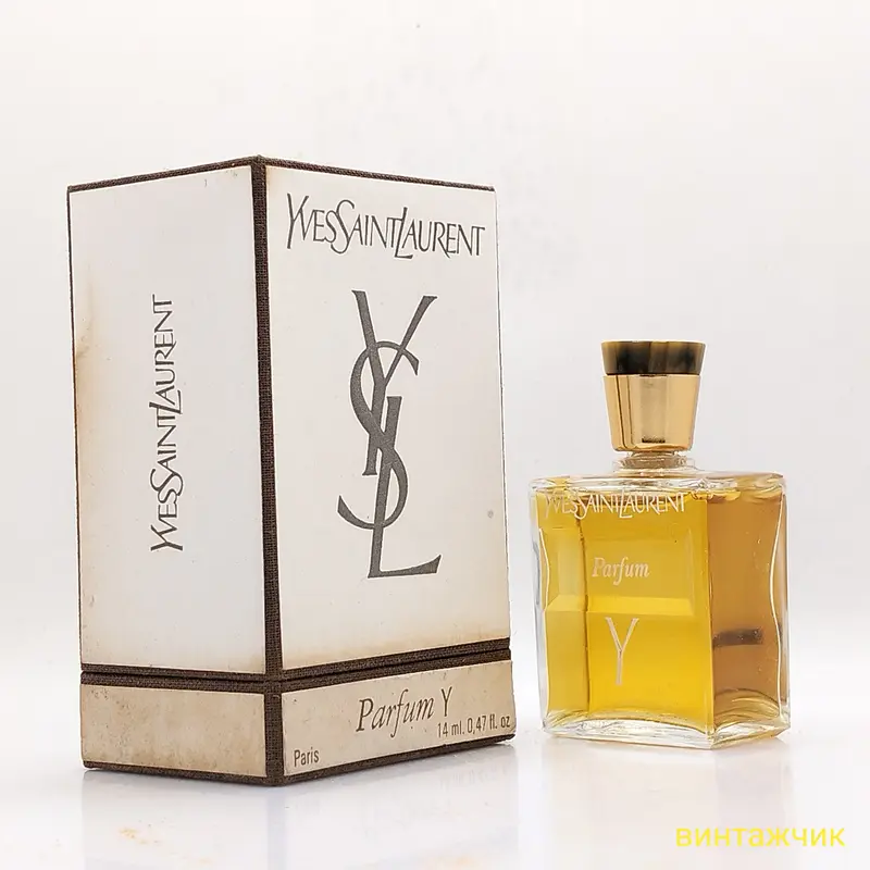yandex Y Yves Saint Laurent Parfum Духи Сплеш 14 мл Франция 1980-е Винтаж — изображение 1