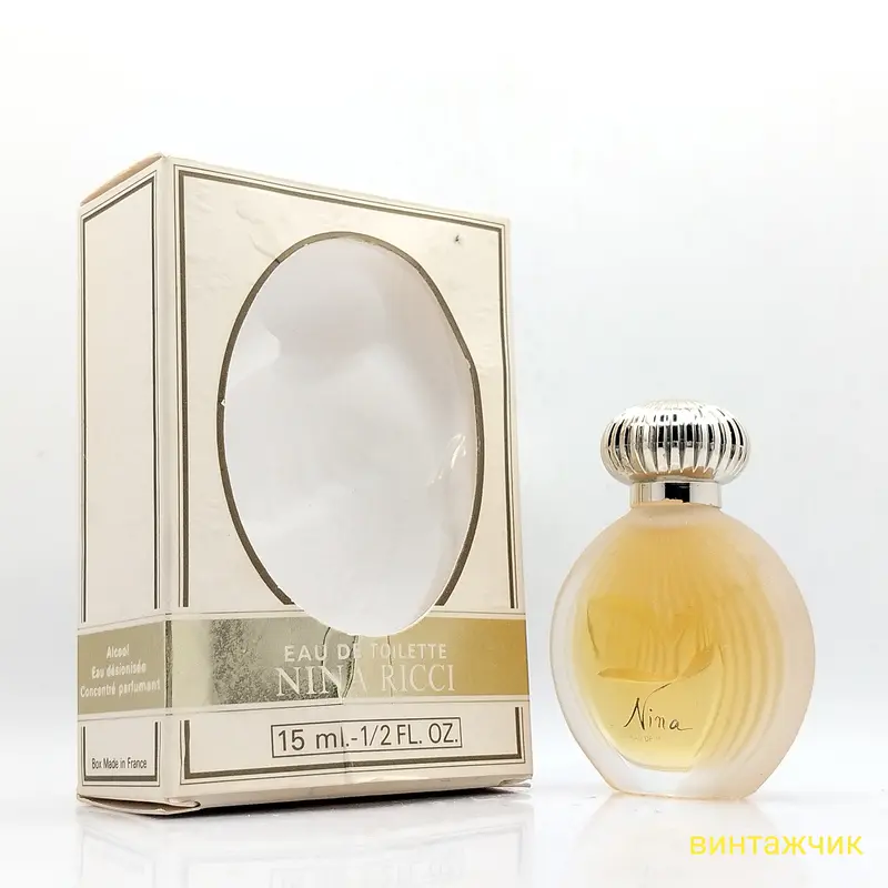yandex Nina Nina Ricci EDT Туалетная вода Сплеш 15 мл Франция 1980-е Винтаж — изображение 1