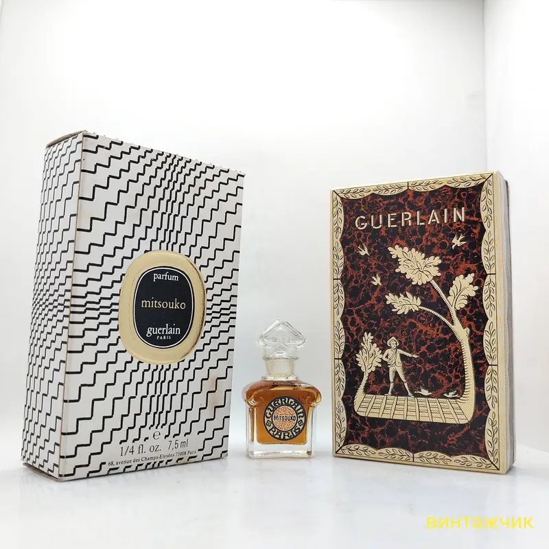 yandex Mitsouko Guerlain Parfum Духи Сплеш 7,5 мл Франция 1990-е Винтаж — изображение 1